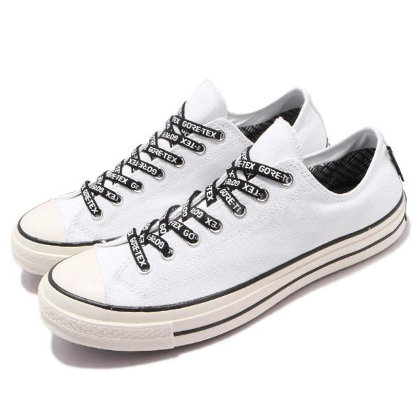 Converse 帆布鞋 Chuck Taylor All Star 70 白 黑 Gore-Tex 防水鞋面 復古奶油底 男鞋 女鞋【PUMP306】 163346C