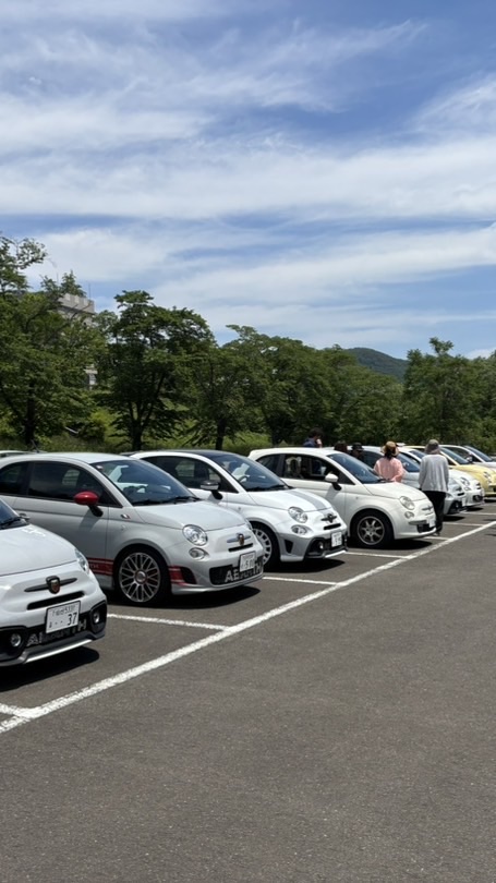 南東北 FIAT&ABARTH ミーティングinみちのく杜の湖畔公園🅿️