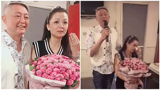 55歲資深藝人李國超日前和交往18年的50歲演員高欣欣愛情長跑18年求婚成功。圖／翻攝自兵家綺臉書