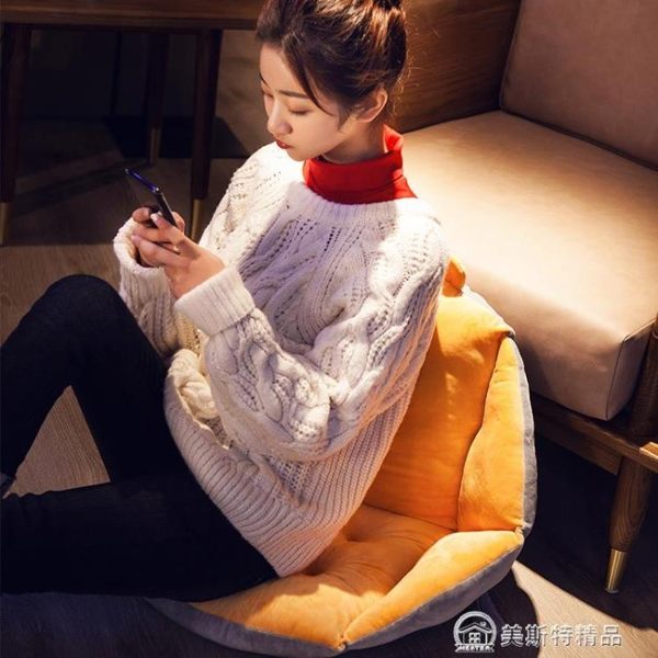 腰靠坐墊地上靠墊一體地板墊子日式懶人榻榻米椅墊辦公室久坐靠背 美斯特