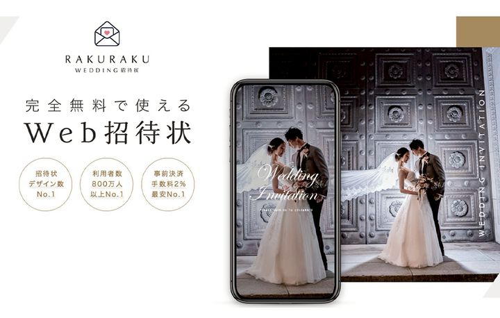 楽々wedding招待状 Line Official Account