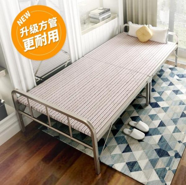 午憩寶折疊床單人家用成人午休躺椅辦公室簡易多功能硬板木板床【快速出貨八折搶購】JY
