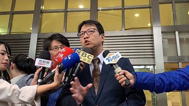 梁敏婷的律師林晉宏。記者蕭雅娟／攝影