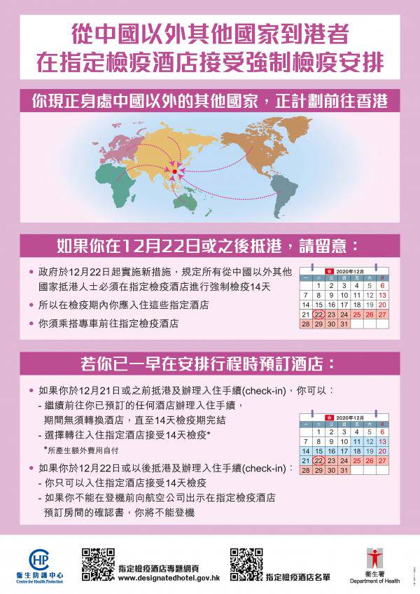 政府正式公佈36間指定隔離酒店名單置地文華 東涌福朋喜來登 嘉里酒店 U Travel Line Today