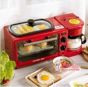 【現貨】西迪早餐機多功能四合一烤麵包片加熱家用小型全自動多士爐吐司機220V電壓 【母親節禮物】