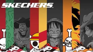 海賊王迷荷包失守！SKECHERS x ONE PIECE聯名款 D'LITES 3.0老爹鞋震撼登場！