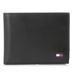 Tommy Hilfiger 2018男時尚Dore雙折黑色皮夾(預購)