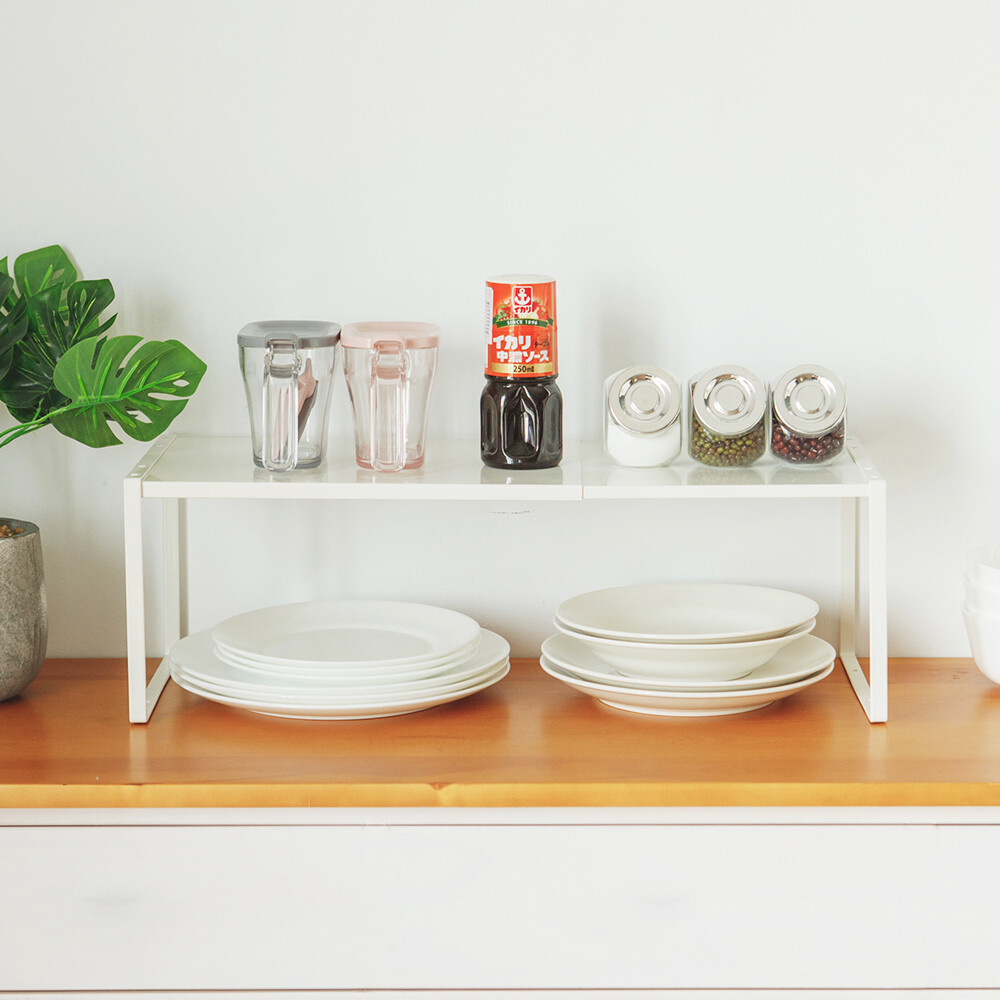 廚房用品一次收納，美觀大方，整齊又實用。 簡單安裝不傷櫃面 不佔空間美觀實用 小空間也能系統化整理 表面噴漆處理防水耐汙