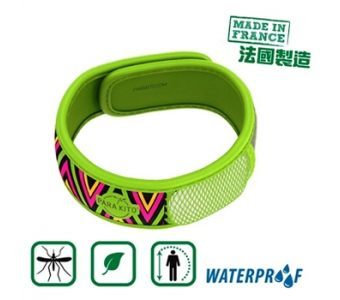 【PARAKITO帕洛】法國天然精油防蚊手環-圖騰綠