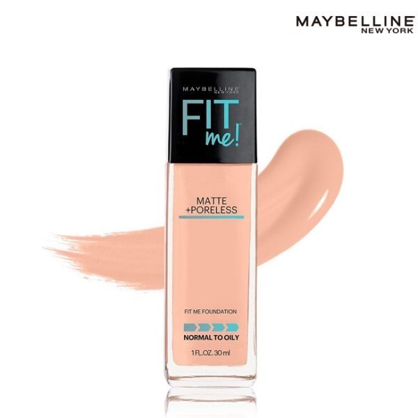 ●魅力十足● MAYBELLINE 媚比琳 FIT ME反孔特霧粉底液125 沉穩 30ml