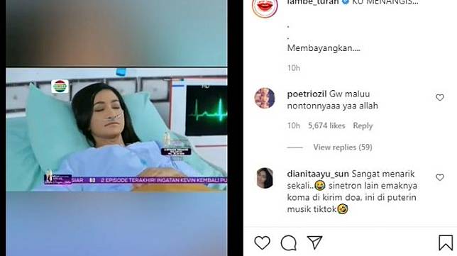 Adegan Sinetron Ibu Sembuh Dari Koma Berkat Tiktok Jadi Omongan Suara Com Line Today