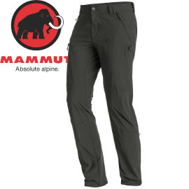 【MAMMUT 長毛象 男款 MA Runbold Pants 排汗長褲〈石墨灰〉】1020-06813/長褲/休閒長褲/登山褲★滿額送