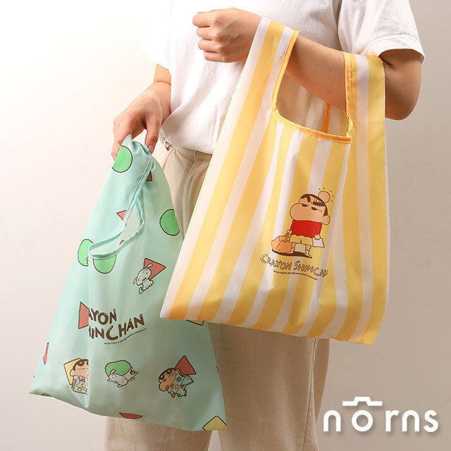 蠟筆小新eco bag - norns 正版授權 環保袋 折疊購物袋 收納袋 手提袋