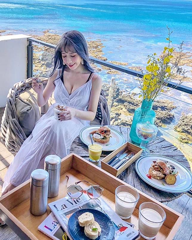 聽著海聲迷路（圖片來源：IG @viviiian.vv）