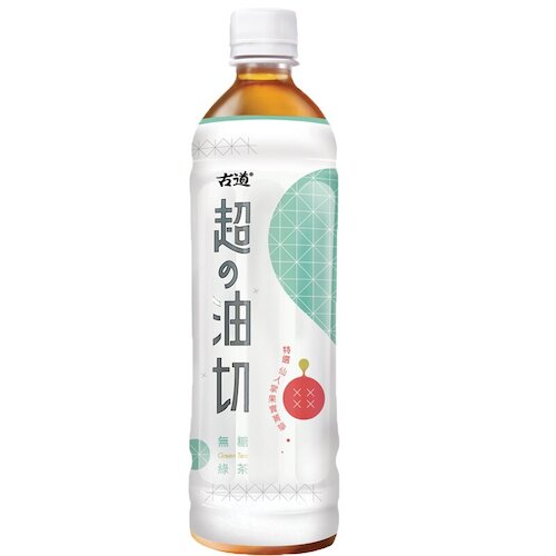 古道 超の油切 綠茶 無糖 600ml