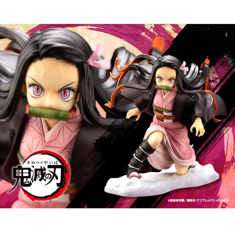 【折100+Line7%回饋】又敗家(現貨)日空版KOTOBUKIYA壽屋鬼滅之刃ARTFX J竈門禰豆子手辦1/8公仔再販PP826鬼滅の刃PVC模型竈門禰豆子かまど ねずこKamado Nezuko鬼妹妹和服叼竹筒幸存者豆豆眼黑长直