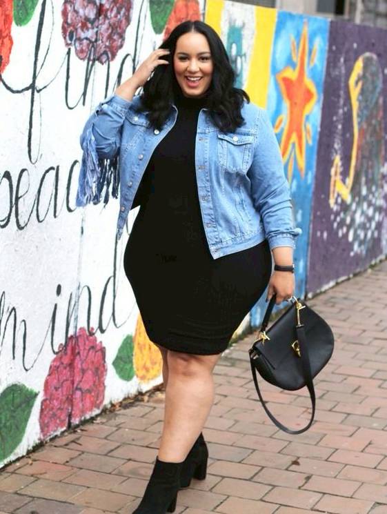 jaket jeans dan dress