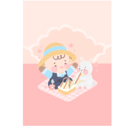 Baby and Bunny : Spring Season