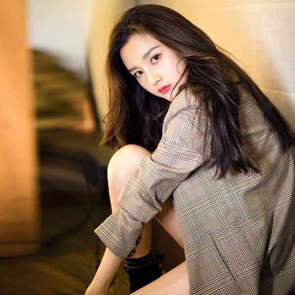 西裝外套/春秋休閑復古格子西服韓版寬松百搭小外套