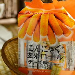 【北田】起司味蒟蒻糙米捲(160gx12包/組)