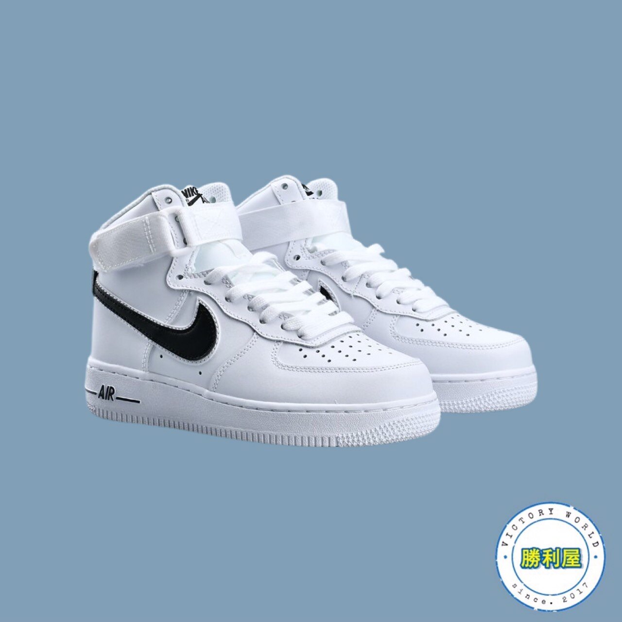 AIR FORCE 1 HIGH 男鞋 休閒鞋 白黑 高筒 零碼出清 CK4369-100