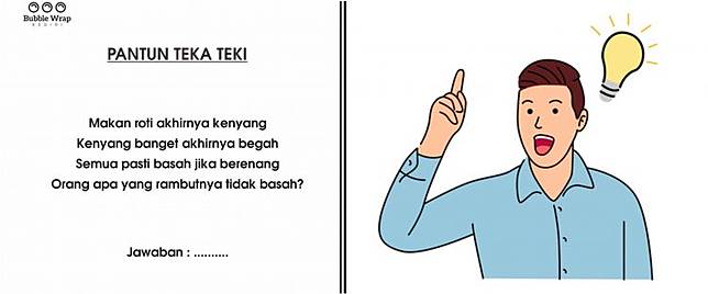 85 Pantun Teka Teki Lengkap Dengan Jawaban Bikin Ketawa Sambil Mikir Brilio Net Line Today