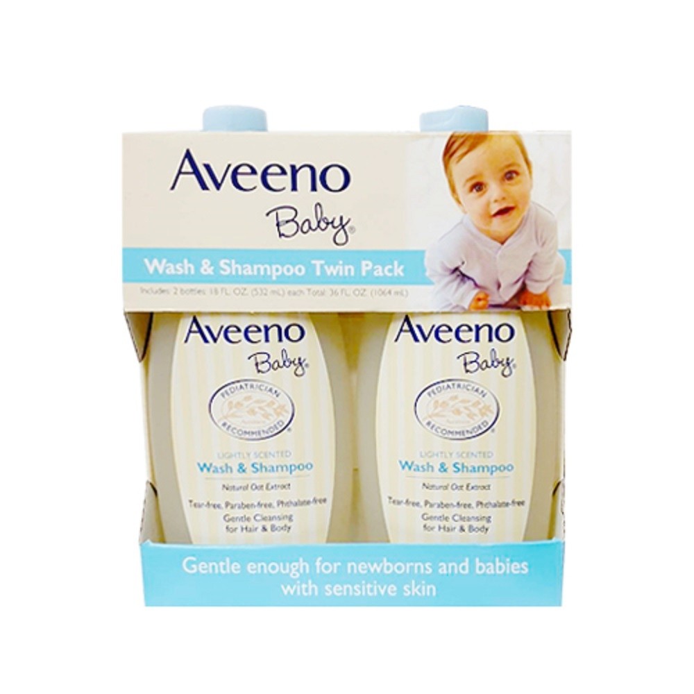 產品名稱：Aveeno 艾惟諾 嬰兒洗髮沐浴露容量：532ml x 2注意事項：限外用，皮膚不適時，請停止使用。保存方法：請存放於陰涼乾燥處，避免陽光直射及高溫。備註：因電腦螢幕設定及個人觀感之差異，