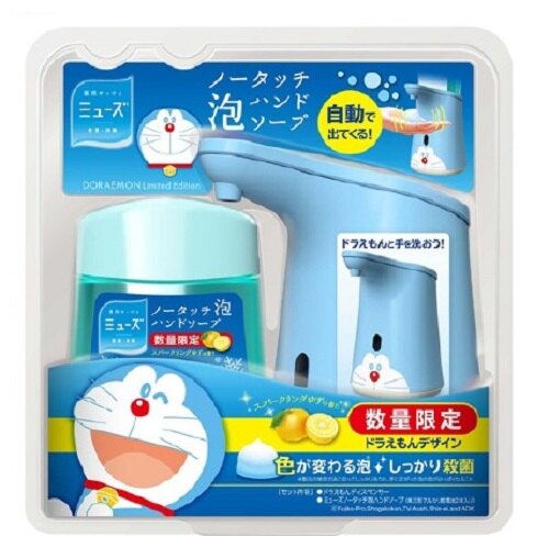 日本MUSE / 限量款 哆啦A夢 小叮噹自動泡沫給皂機 250ml(主機+補充瓶*1)-日本必買 日本樂天代購(1315)。滿額免運