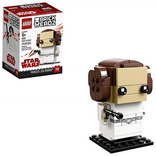 LEGO 樂高 6225350 Brickheadz Princess Leia Organa 41628 Building Kit, Multicolor