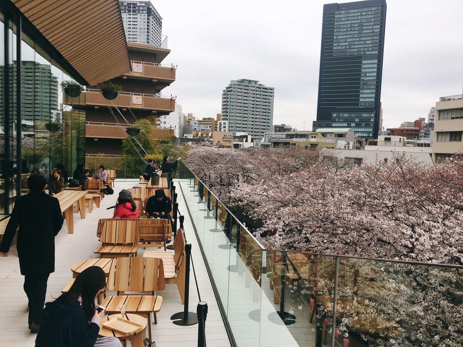 中目黑星巴克4F 休息區戶外2