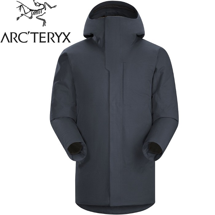 Arcteryx 始祖鳥 Therme 雪衣/防水大衣/羽絨衣/出國旅遊 男GTX羽絨/化纖複合12888 夜鷹藍