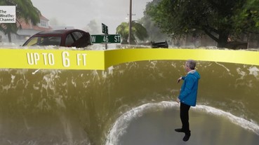 美國超強大「氣象報導」網路爆紅 淹水動畫宛如在看好萊塢電影！