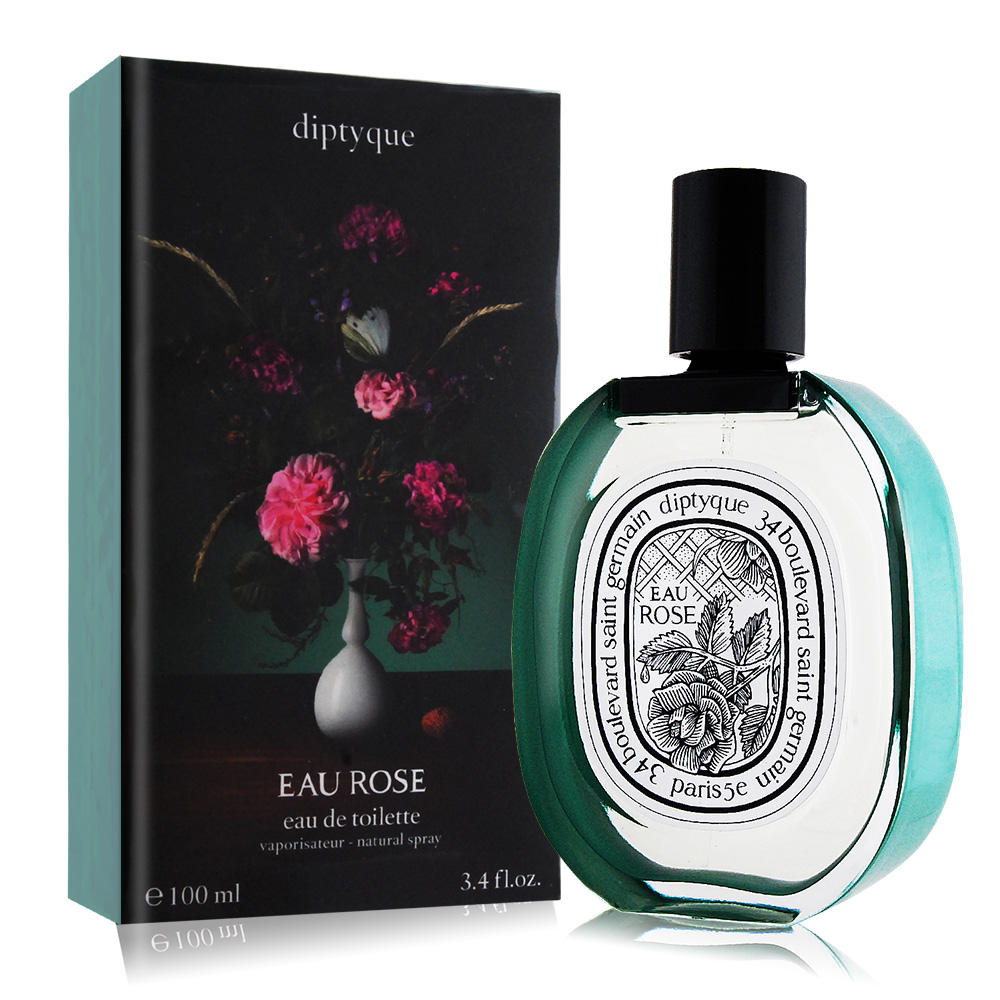Diptyque 夢想花束限量淡香水-玫瑰之水 Eau Rose (100ml)-國際航空版