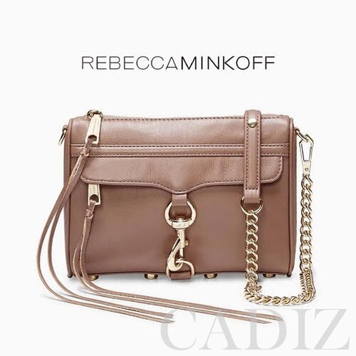 現貨 美國正品 Rebecca Minkoff Mini M.A.C. Crossbody 粉裸色金釦流蘇小側肩包