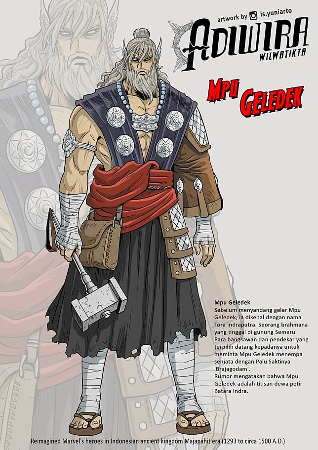 10 Karakter Avengers era Majapahit Thor