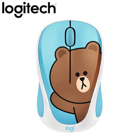 Logitech 羅技 Line Friends 聯名無線滑鼠 熊大