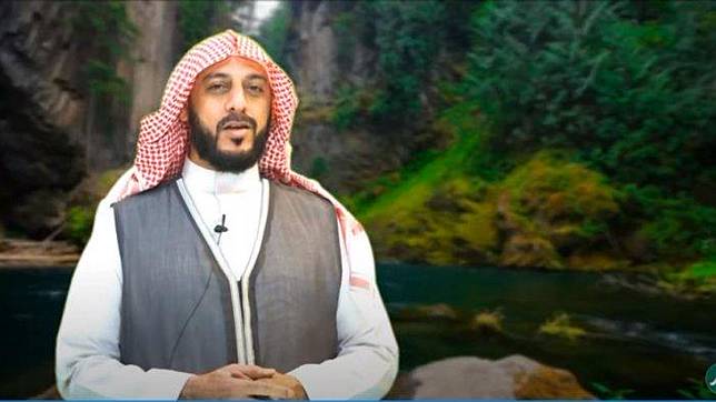 Syekh Ali Jaber saat menyuarakan Gerakan Indonesia Berakikah, 11 Desember 2020.