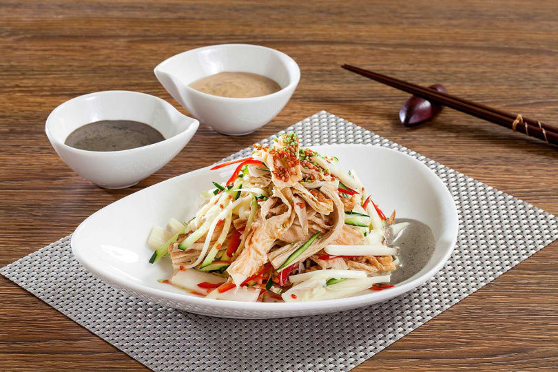 胡麻半天筍腐竹。（圖／富味鄉提供）