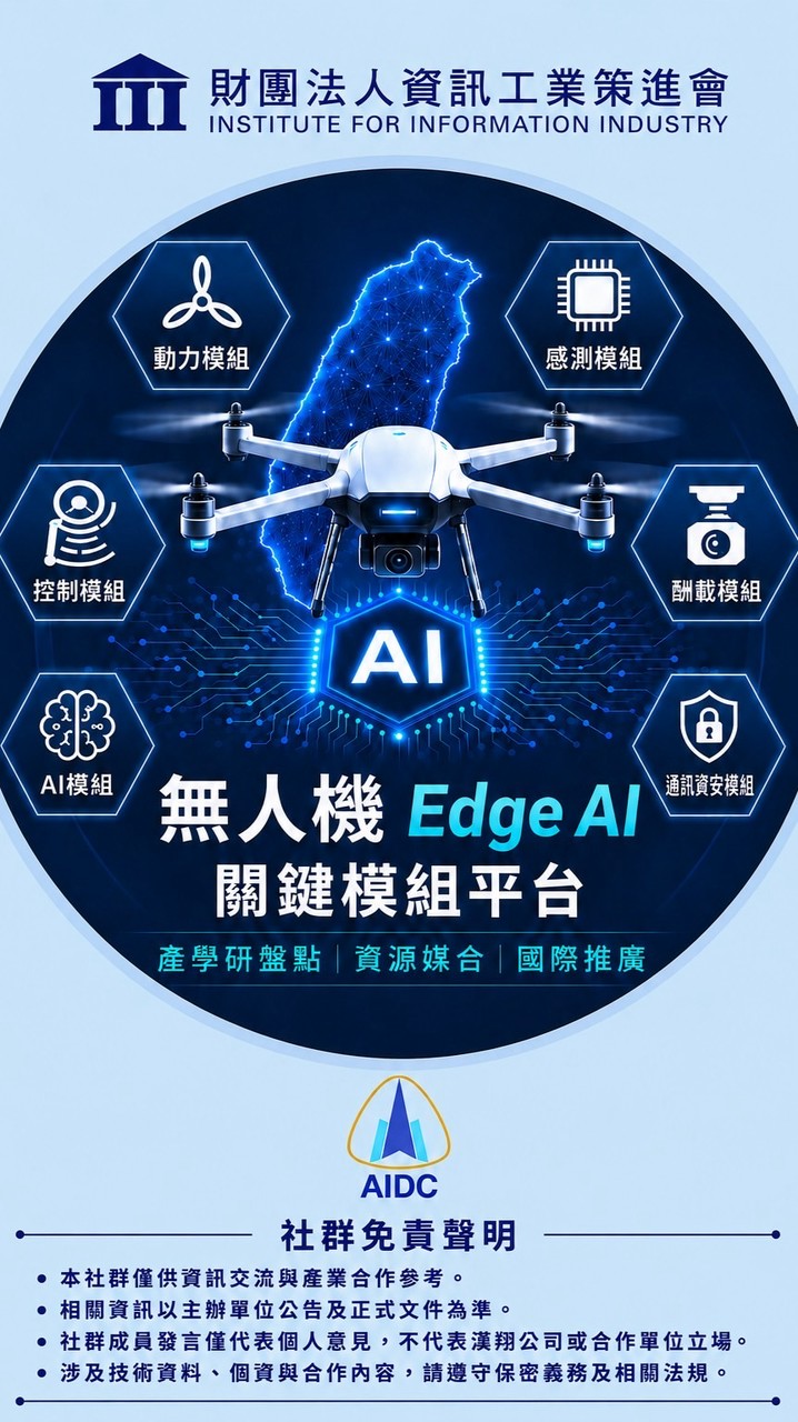 TW 無人機Edge AI關鍵模組平台