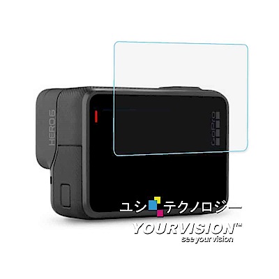 GoPro HERO6 觸控螢幕防護最強力推薦立體感美化，超薄服貼鋼化級強化玻璃，淨透度達100%貼合度佳，靜電式吸附，不易產生氣泡疏油高抗污、抗刮、耐衝擊特性