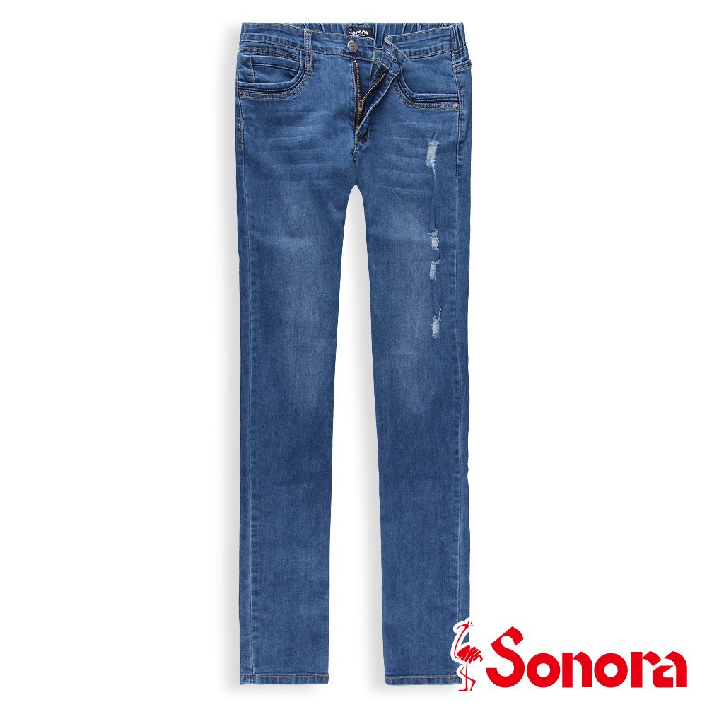 【SONORA 尚諾奈】Soft fit修身丹寧褲 - 女裝(淺藍)