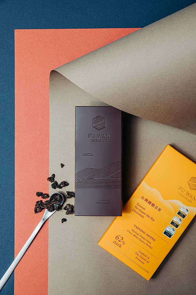 62%台灣鐵觀音茶巧克力（圖片提供/福灣巧克力）