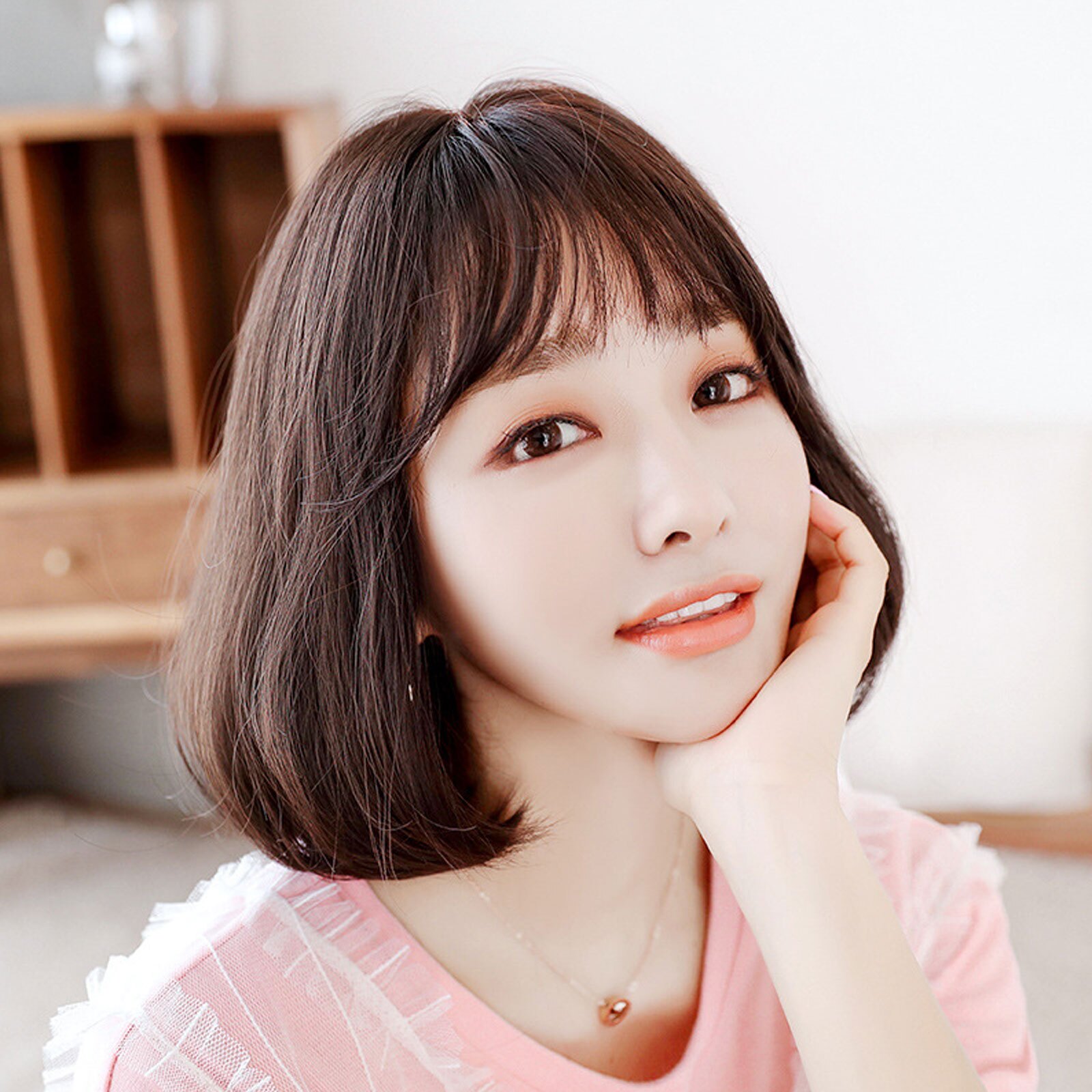 空氣瀏海 時尚內彎 高仿真 BOBO頭 短髮【MB488】☆雙兒網☆