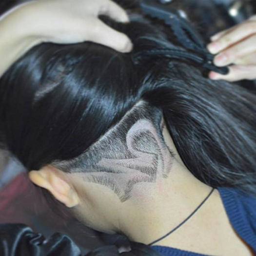 Gambar Rambut Undercut Panjang Gaya Foto Selfie