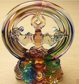高檔精品琉璃擺件 商務送禮 招財辟邪 福在眼前 招財擺件