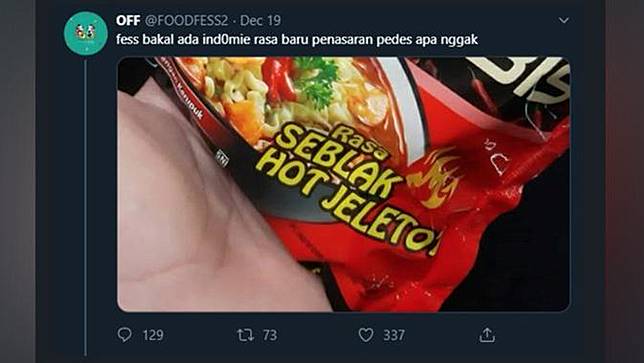 Hoax Atau Fakta Beredar Foto Bungkus Indomie Hypeabis Rasa Seblak