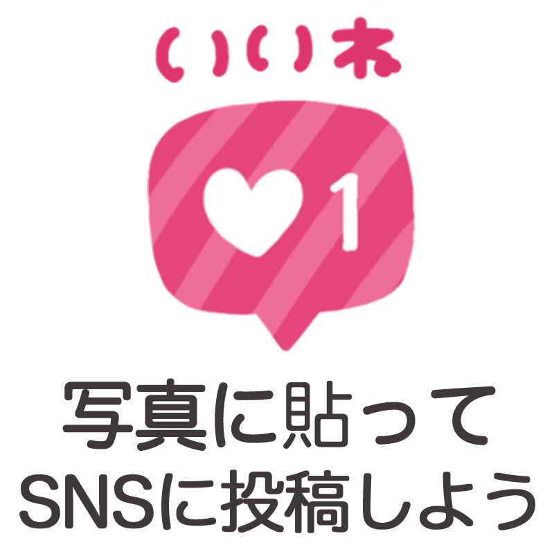 写真への貼り付け方