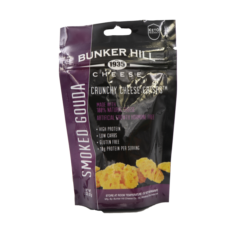 [美國 BUNKER HILL] 低碳純起司脆餅-煙燻高達起司(57g/包)