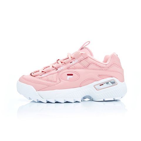 FILA D-FORMATION 女復古運動鞋(鋸齒鞋/老爹鞋)-粉/白 5-C110T-662