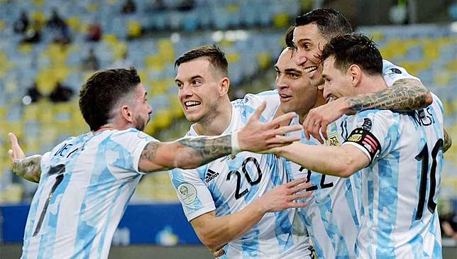 Hasil copa america brasil vs argentina